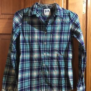 Plaid Button up shirts